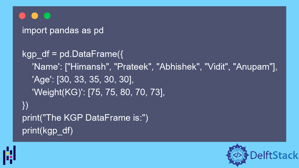 pandas-dataframe-d-delft-stack